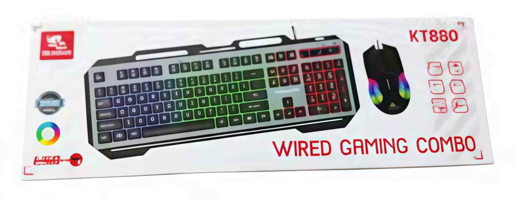 Žičani gejming komplet tastatura i miš