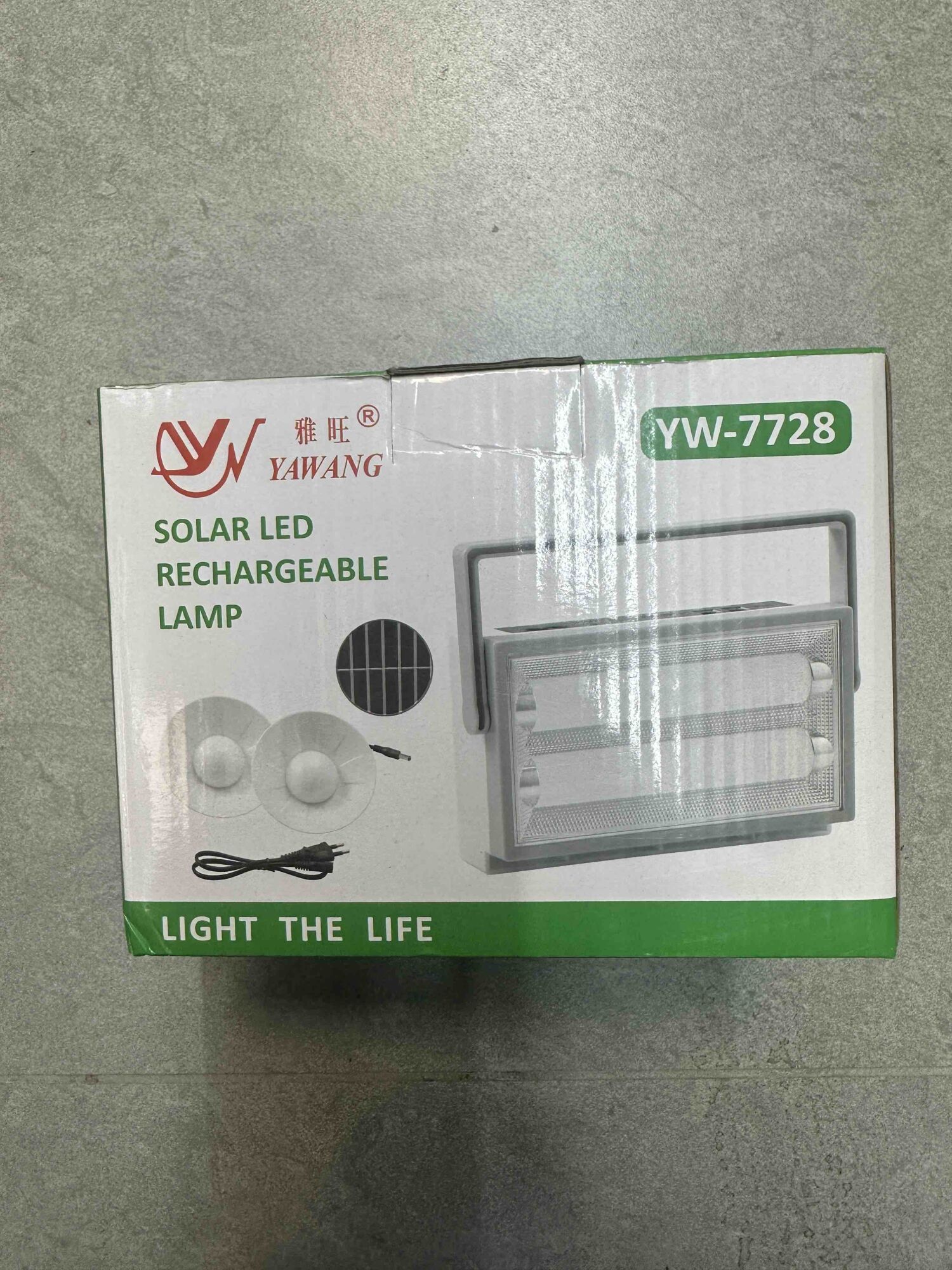 Solarna LED punjiva lampa