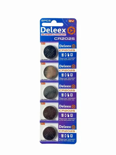 Deleex CR2025 litijumske baterije 5 komada