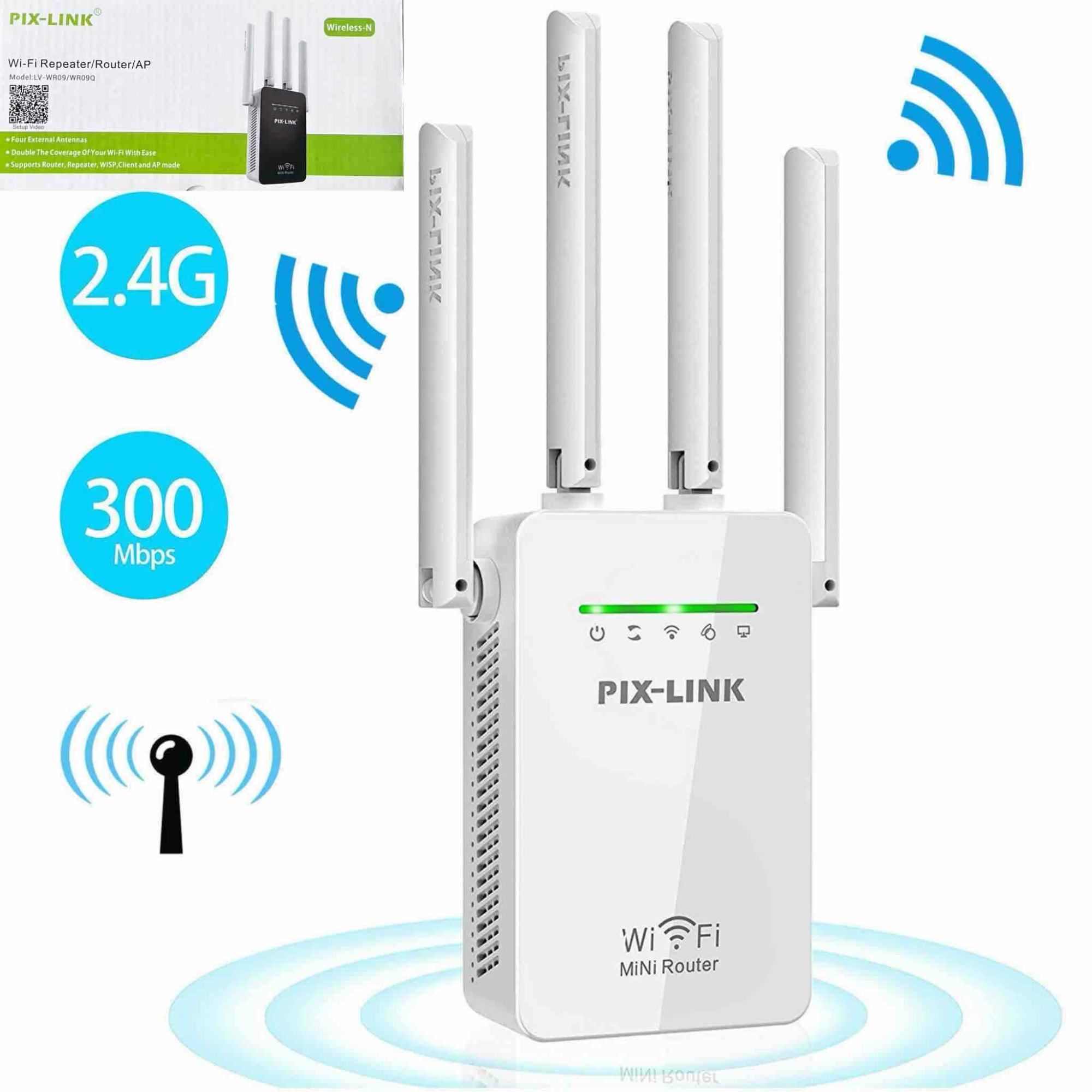 Wi-Fi repeater i mini ruter PIX-LINK