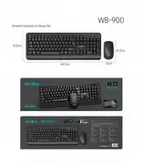 Bežični tastatura i miš WB-900