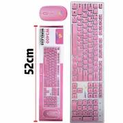 Bežični pink tastatura i miš set