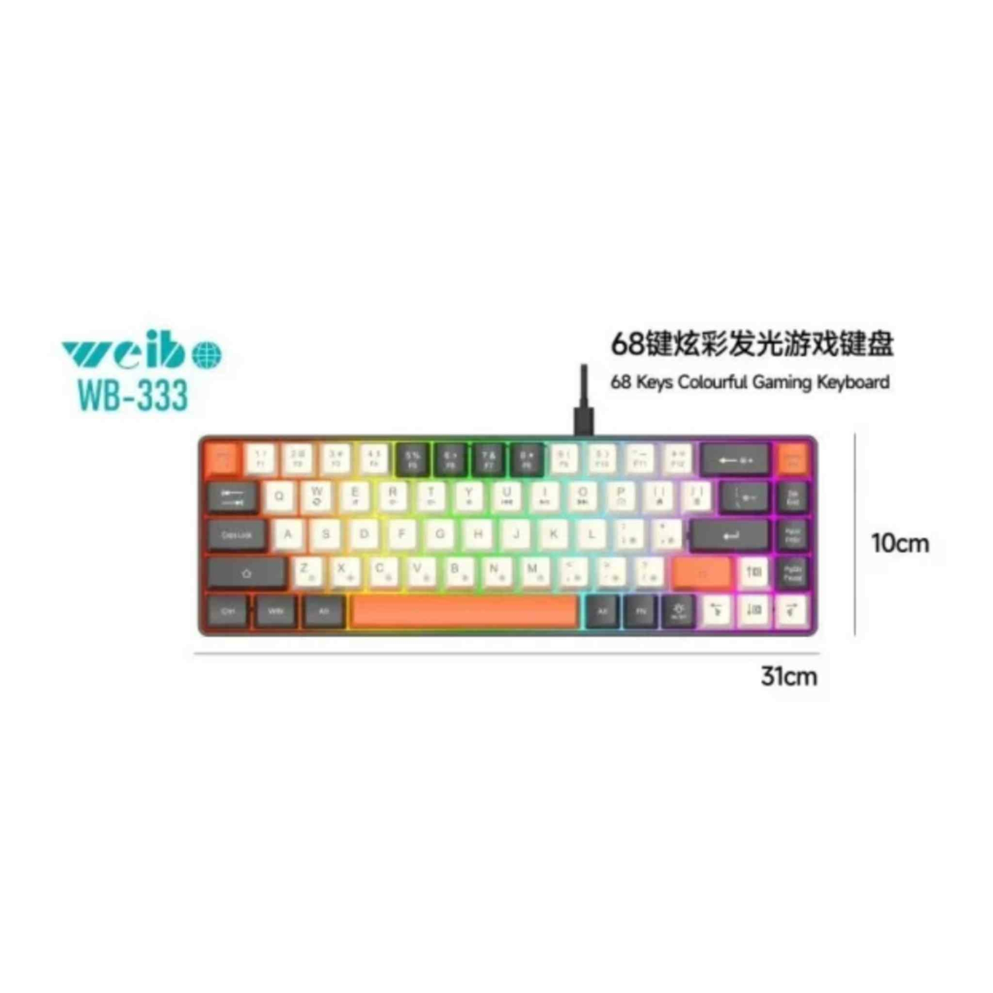 Gaming tastatura sa 68 tastera
