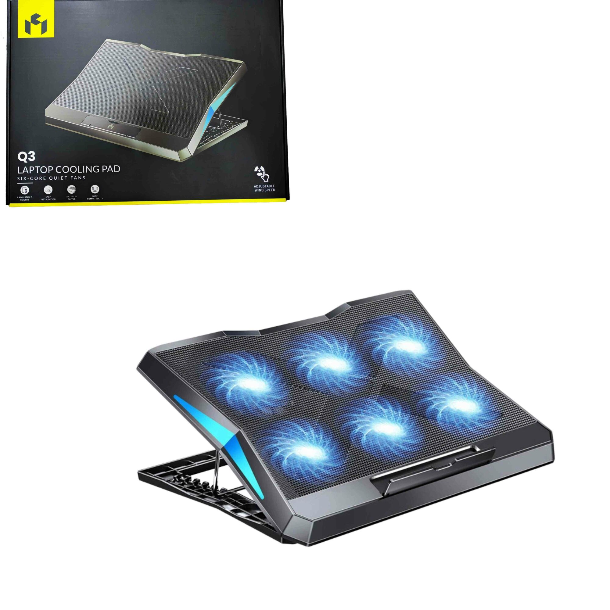 Hladnjak za laptop sa ventilatorima Q3
