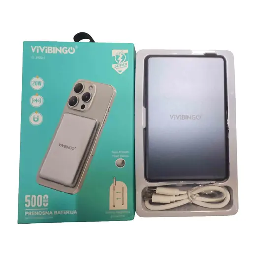 Prenosna baterija ViViBINGO 5000mAh