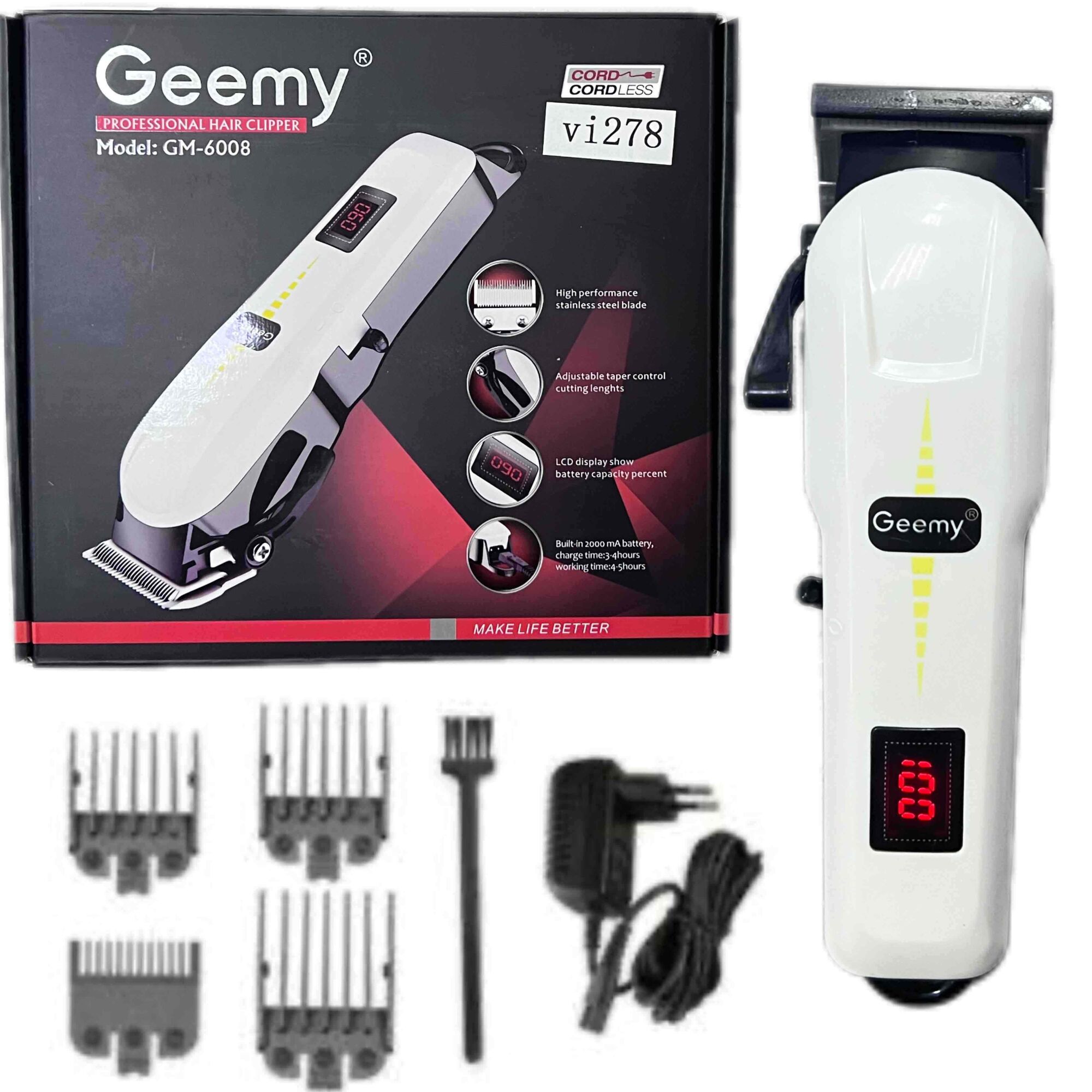 Profesionalne bežične mašinice za šišanje Geemy GM-6008