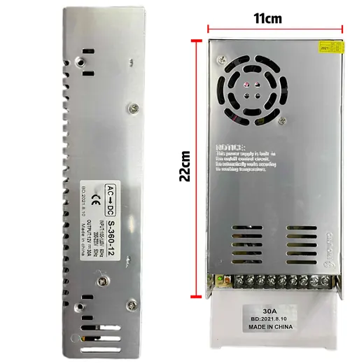 AC-DC napajanje 12V 30A