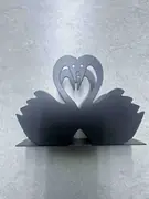Metalni držač za salvete labudovi