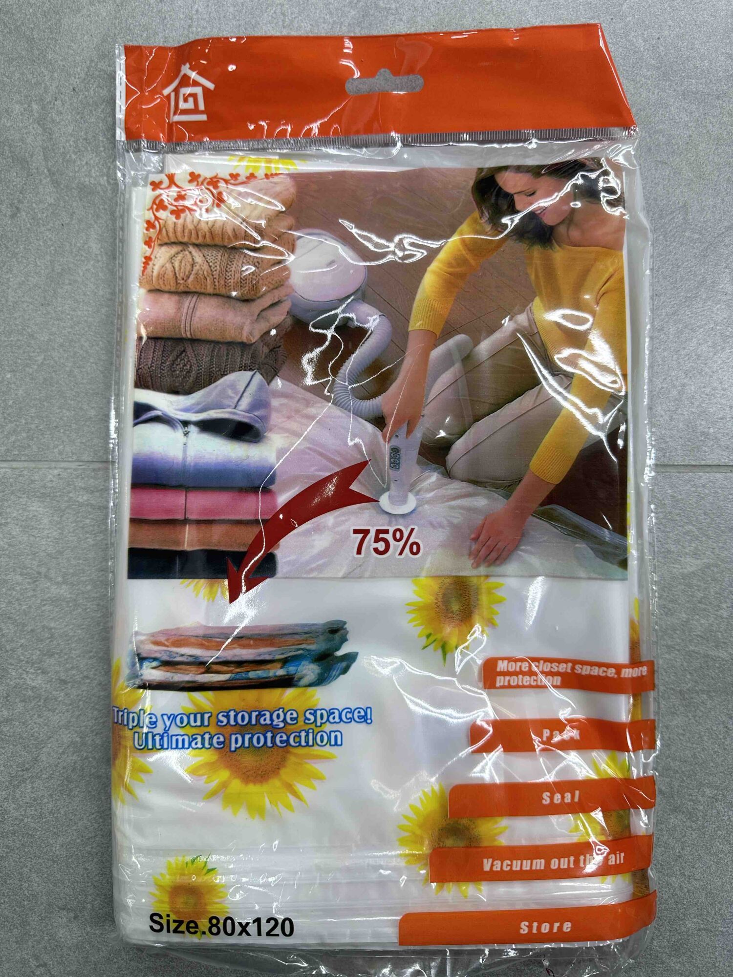 Vakumska kesica za čuvanje odeće