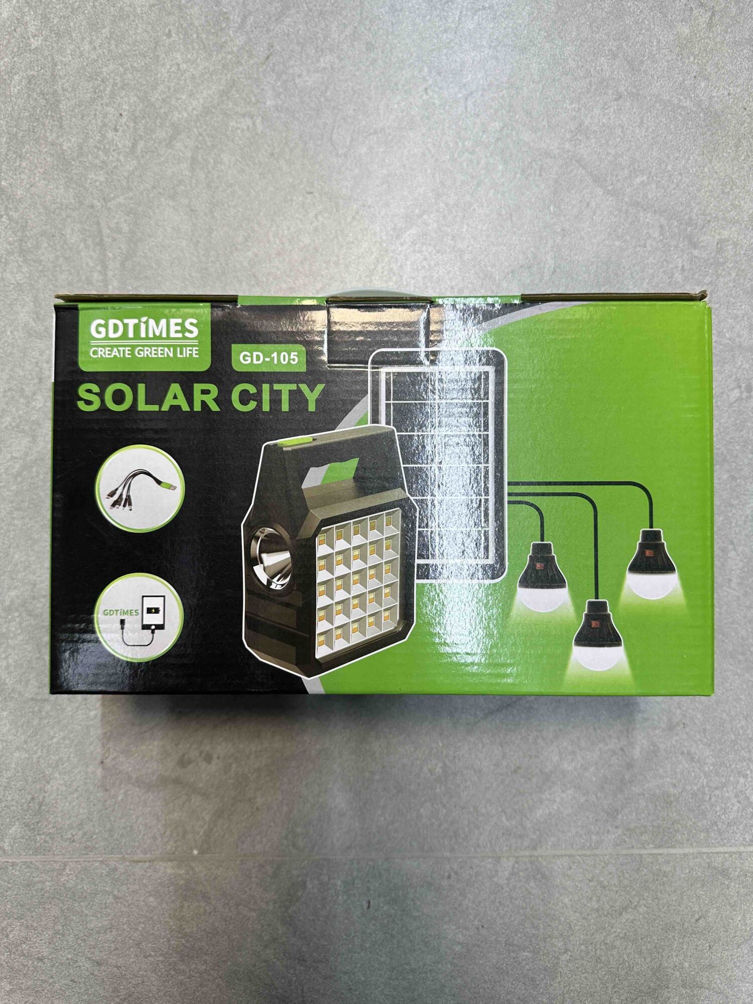 Solarni komplet sa svetlima Solar City GD-105