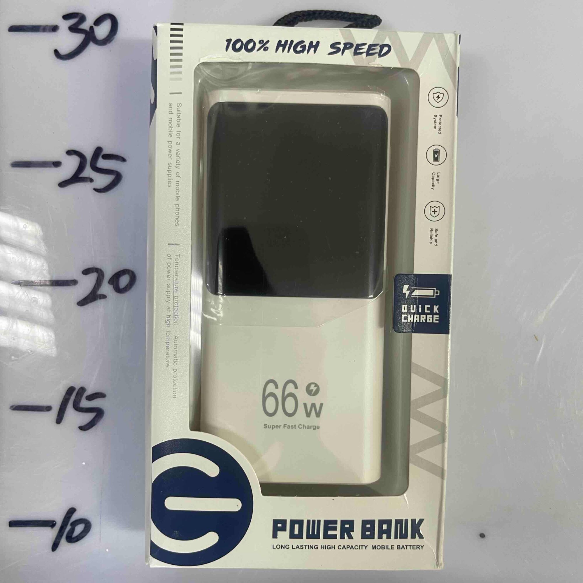 Power bank brze punjenja 66W