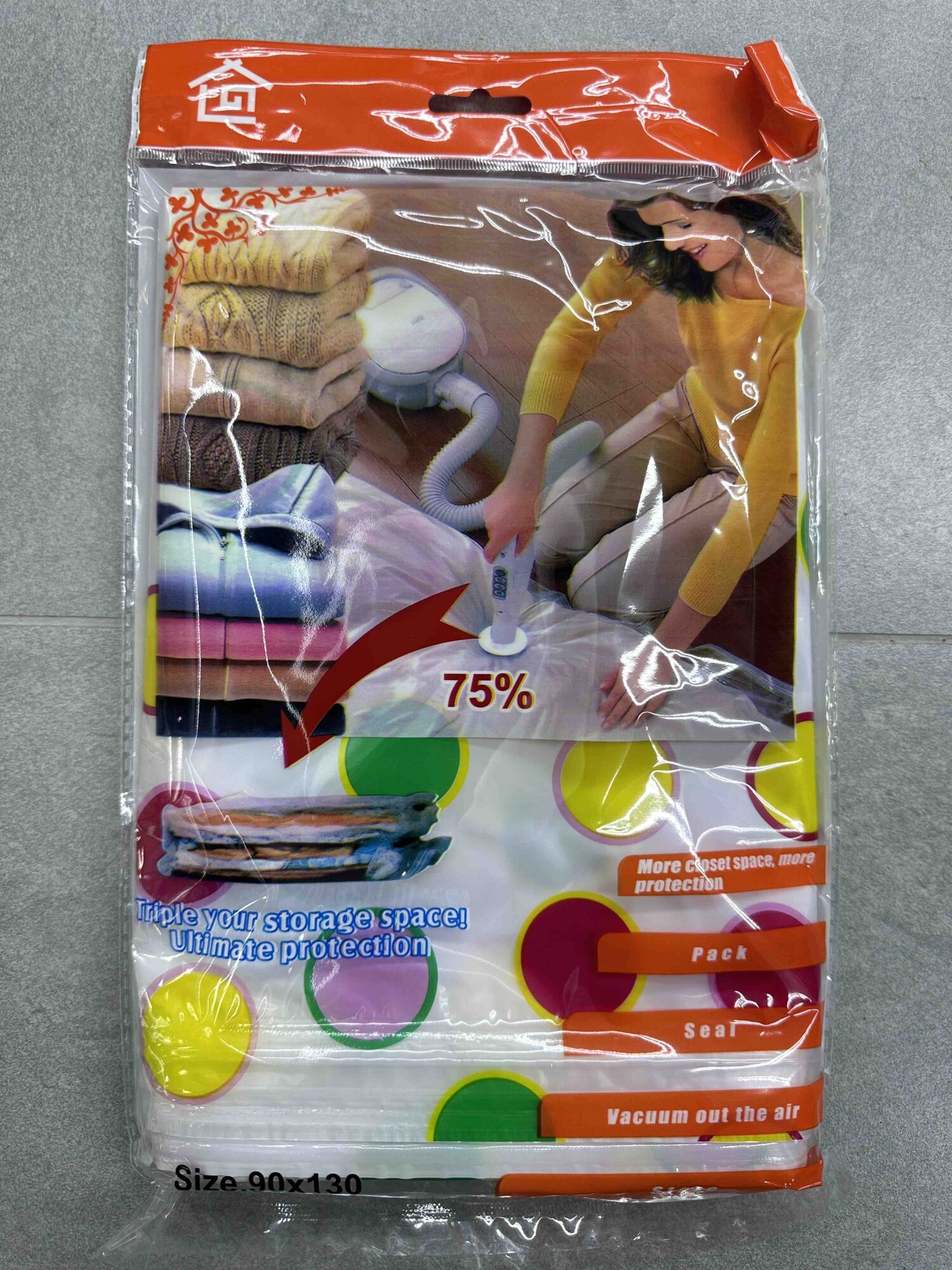 Vakumske kese za odlaganje odeće