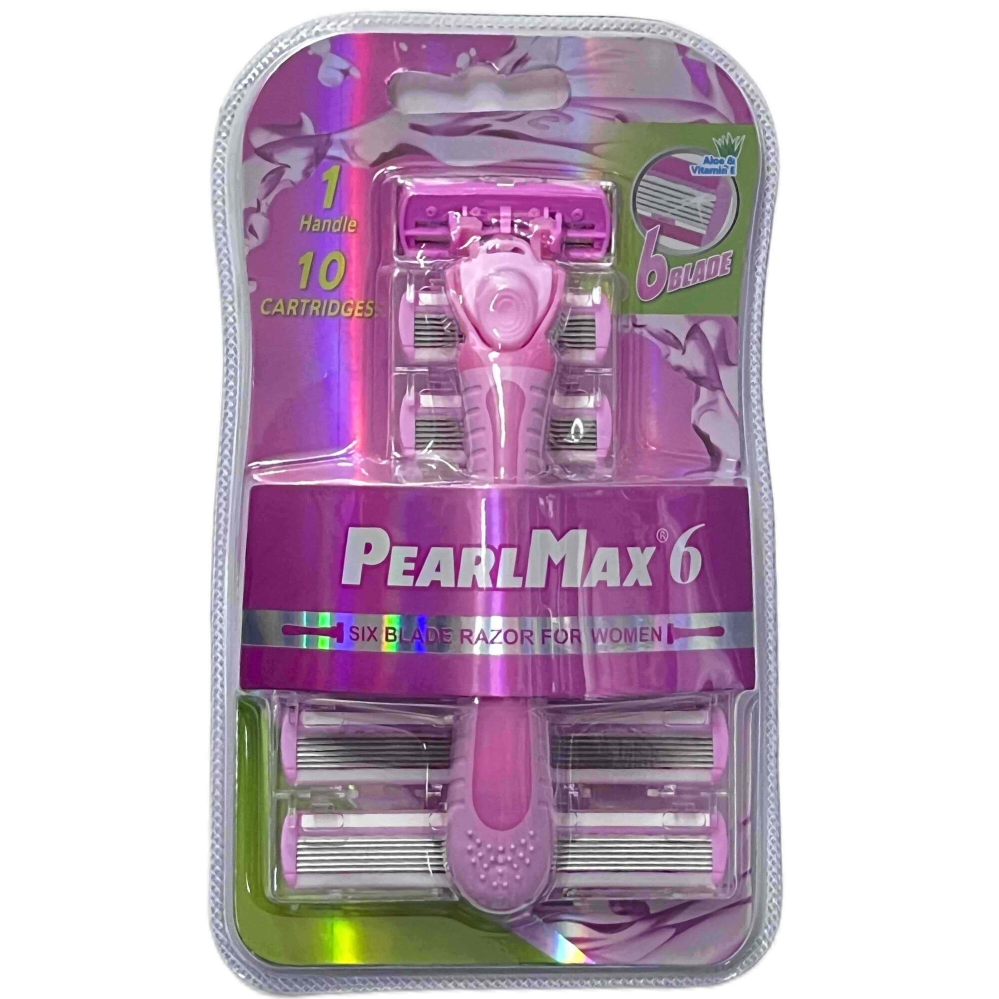 Ženski brijač PearlMax 6 sa 10 rezervnih sečiva
