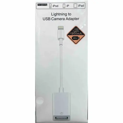 Adapter sa Lightning na USB za kameru