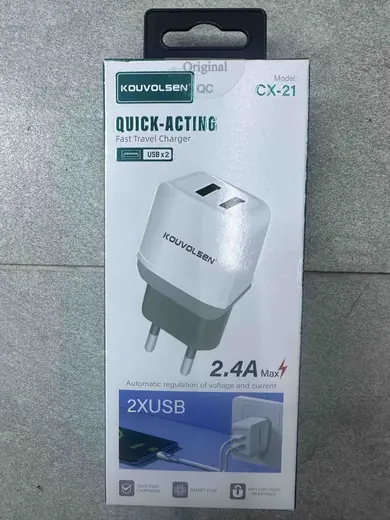 Brzi USB punjač 2x USB