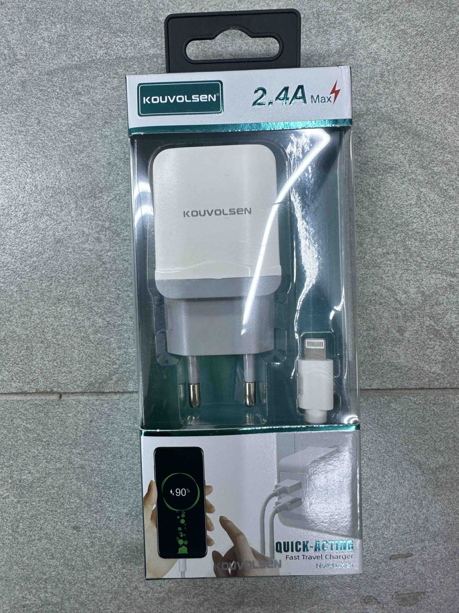 Brzi punjač 2.4A sa Lightning kablom
