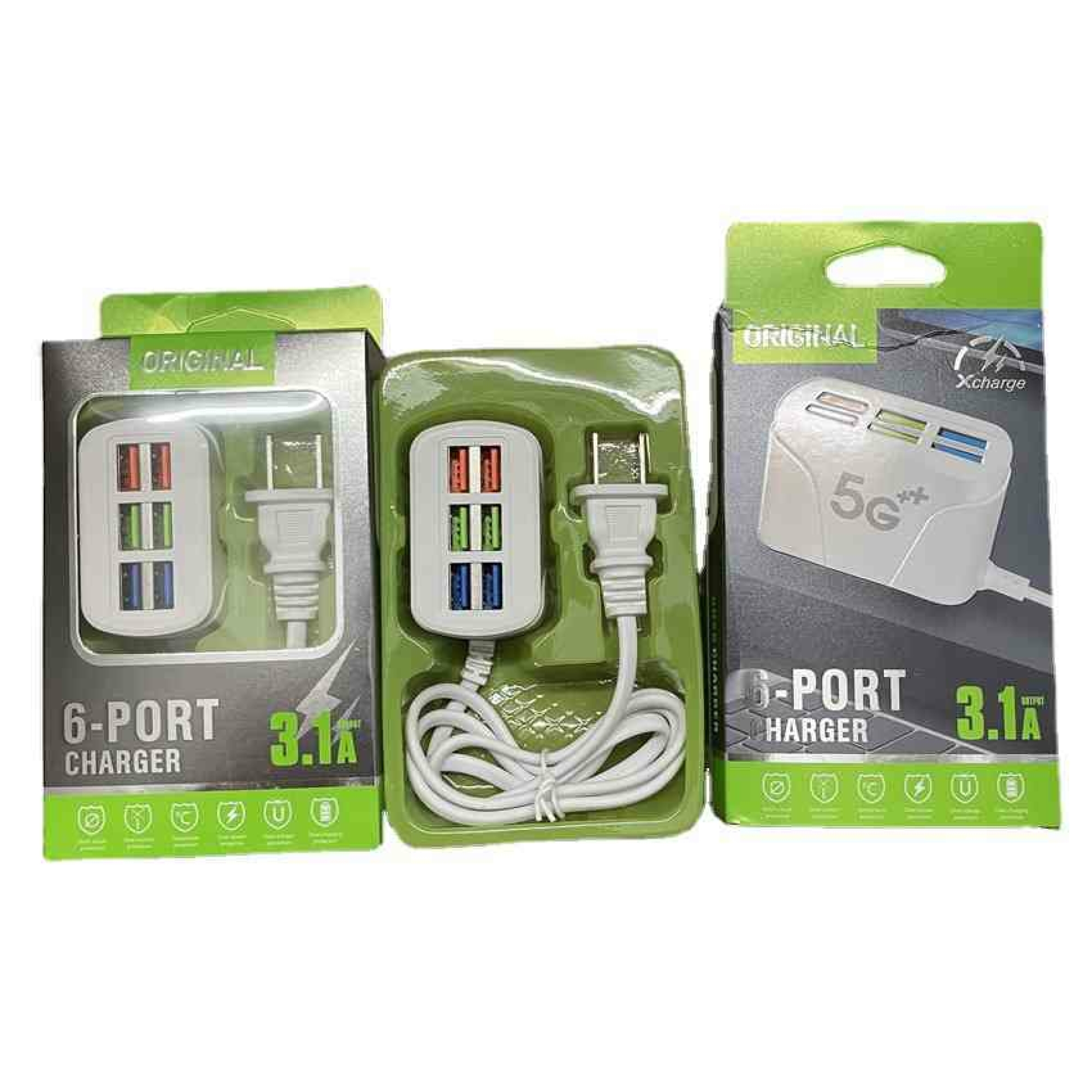 USB punjač sa 6 portova