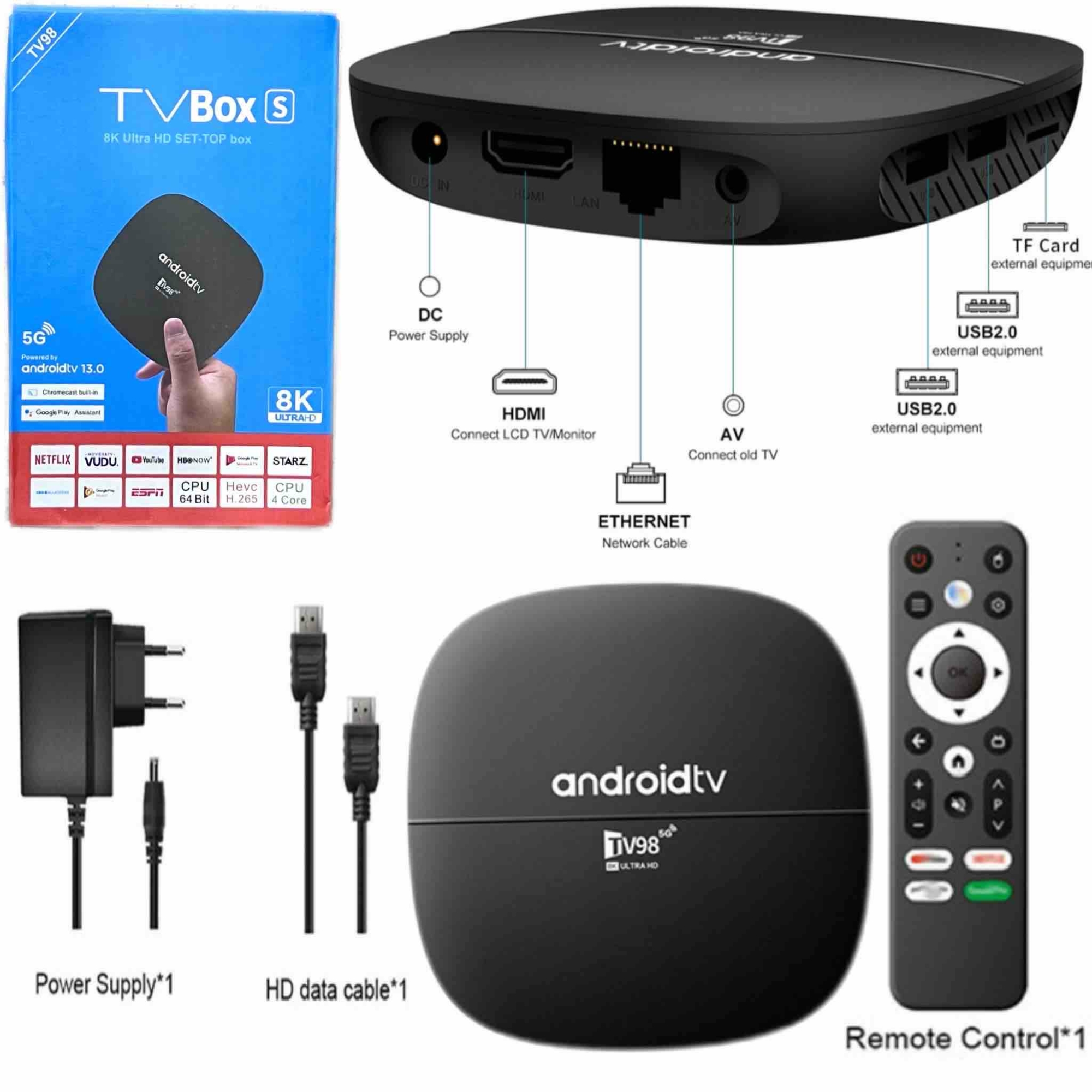 Android TV Box 8K Ultra HD