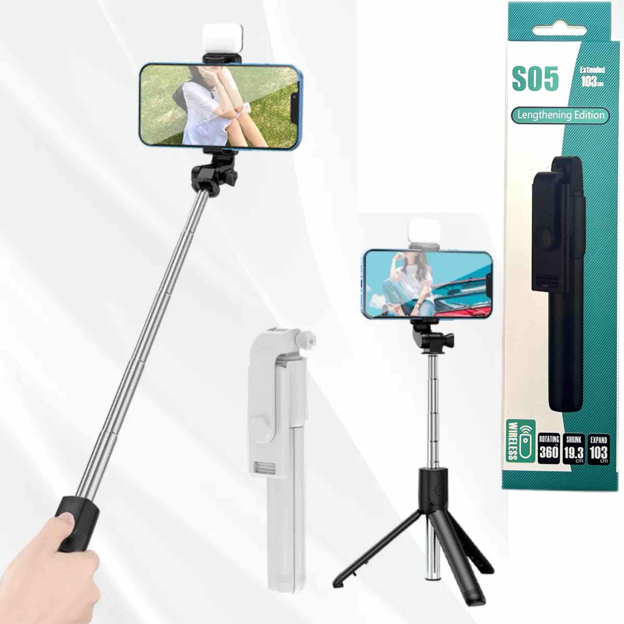 Selfie štap sa postoljem i bežičnim upravljanjem