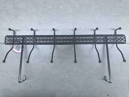 Metalni zidni držač sa kukama
