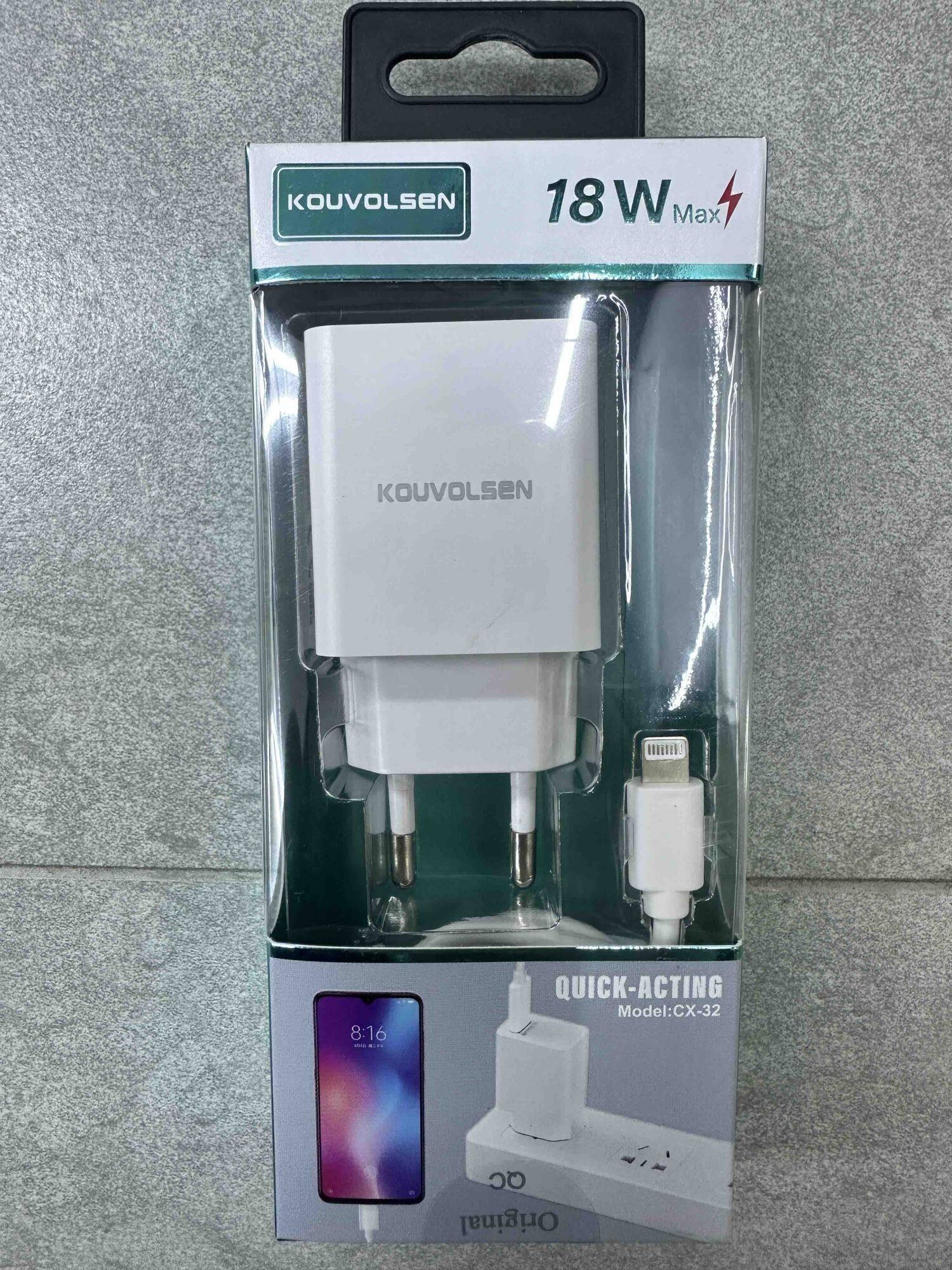 Punjač za mobilni 18W Kouvolsen