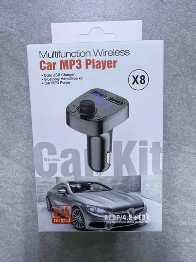 Bežični MP3 plejer za auto sa USB punjačem
