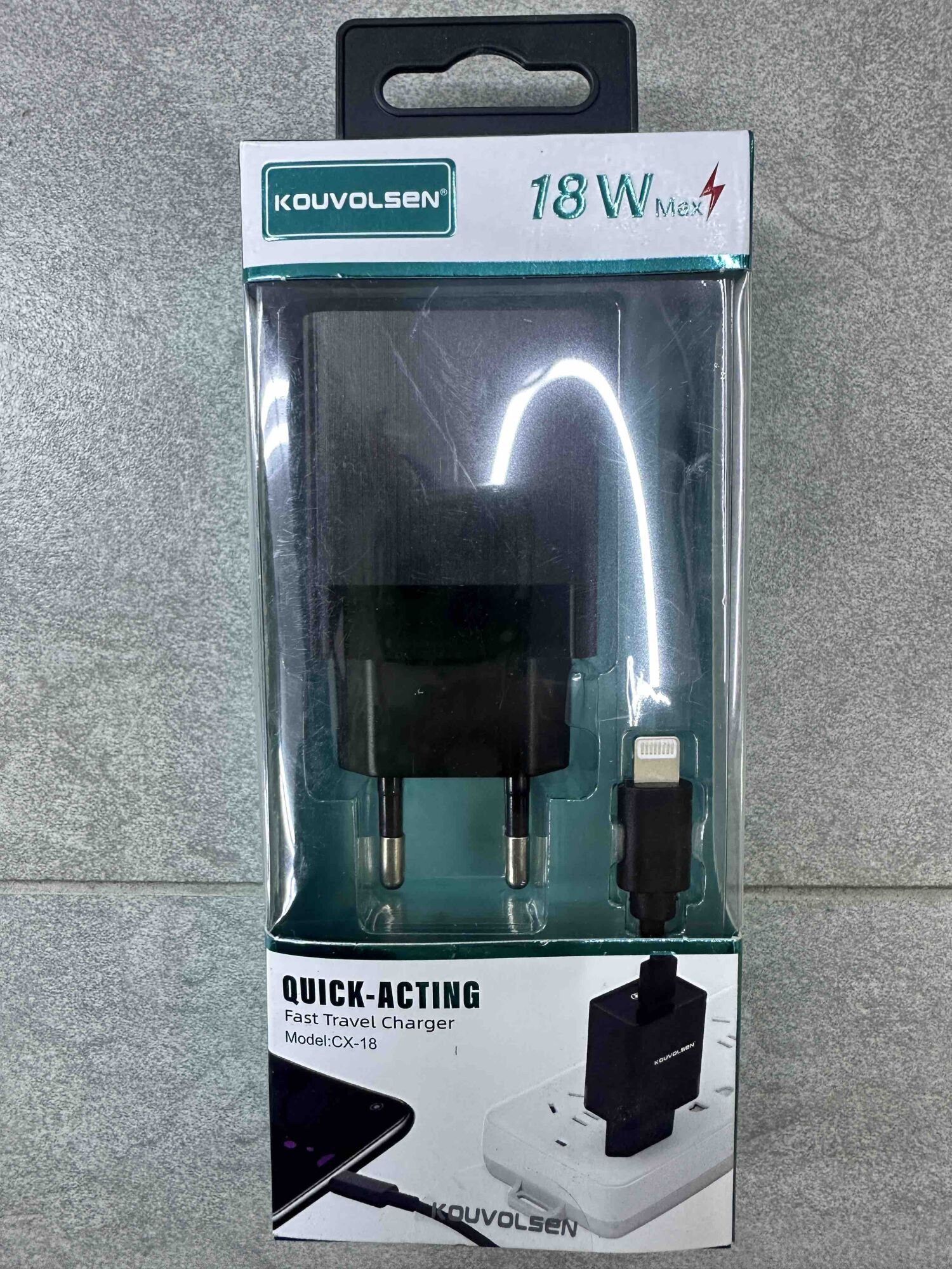 Brzi punjač 18W sa Lightning kablom