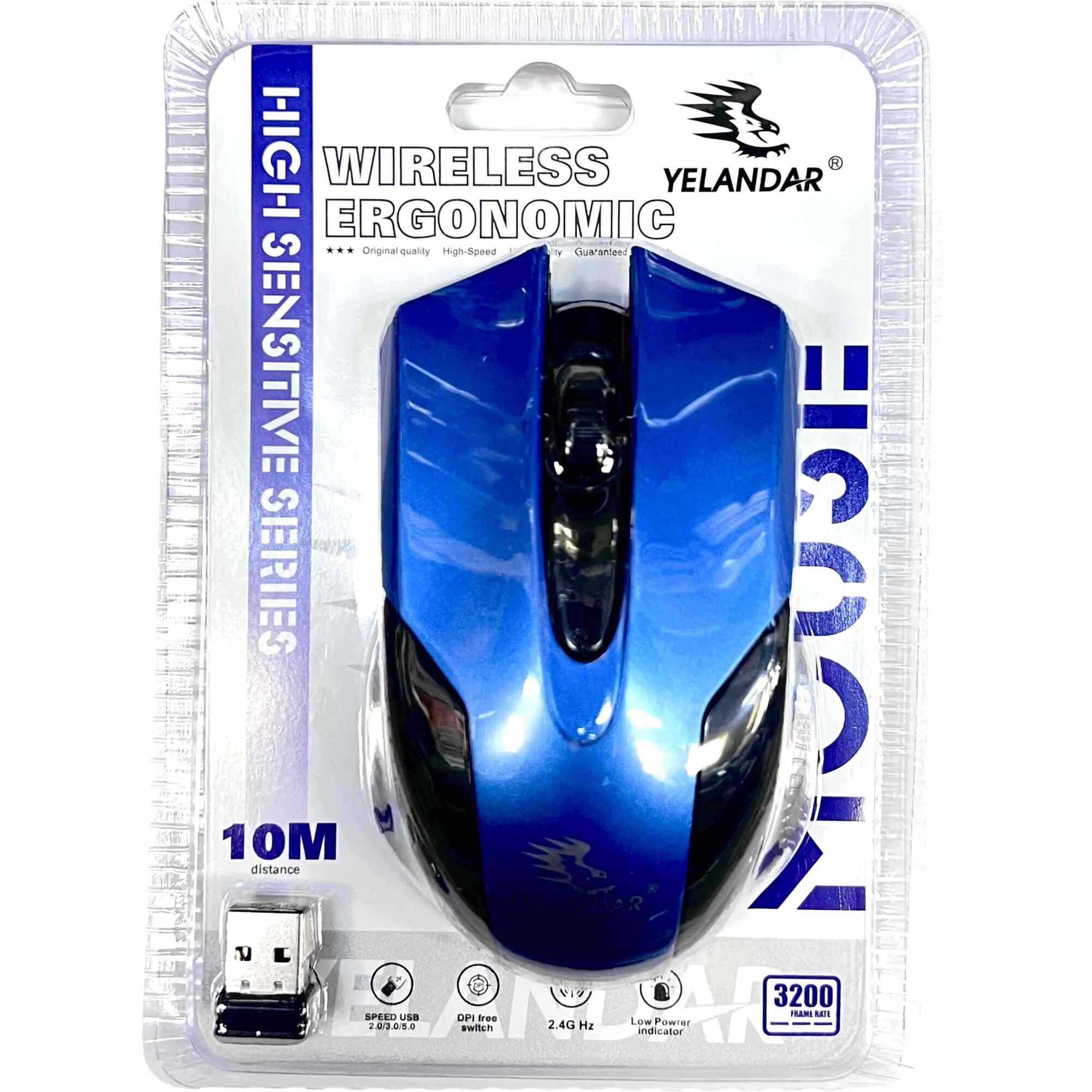 Bežični ergonomski miš YELANDAR