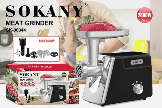 Električna mašina za mlevenje mesa Sokany