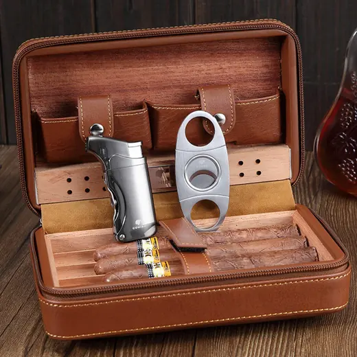 Set za cigare sa futrolom