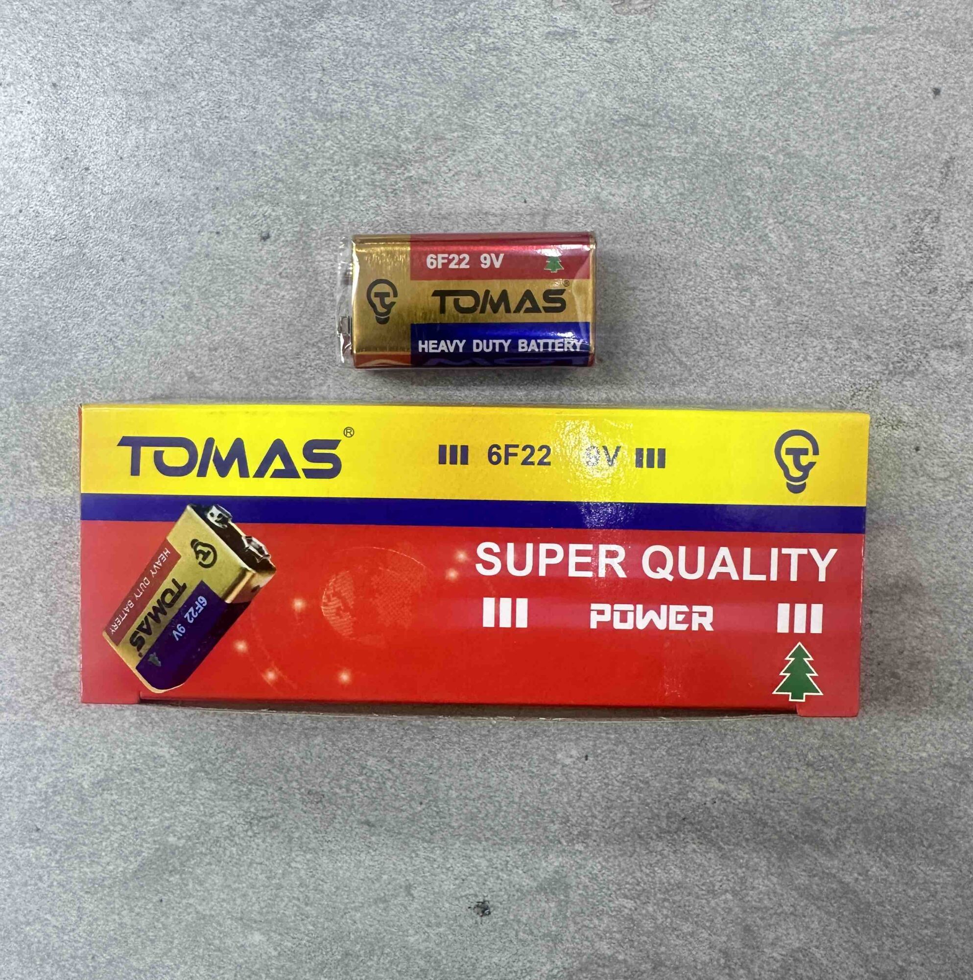 Tomas 9V baterija