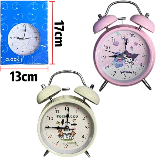 Analogni alarm sat sa crtanim likovima