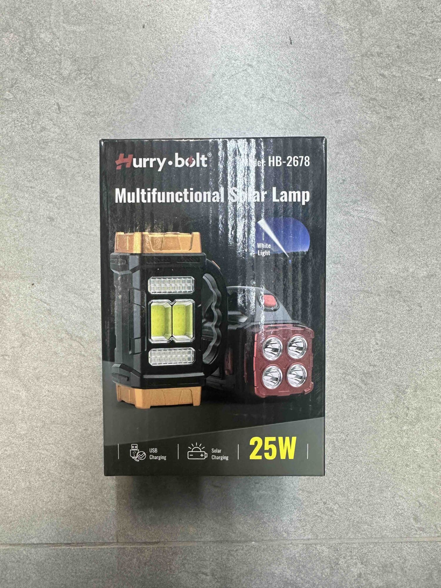 Multifunkcionalna solarna lampa 25W