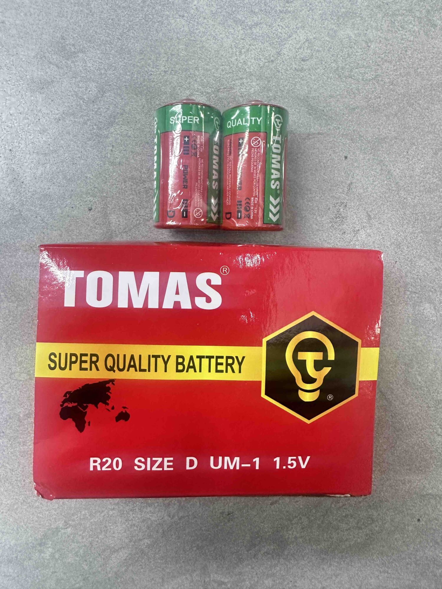 Baterija Tomas R20 D 1.5V