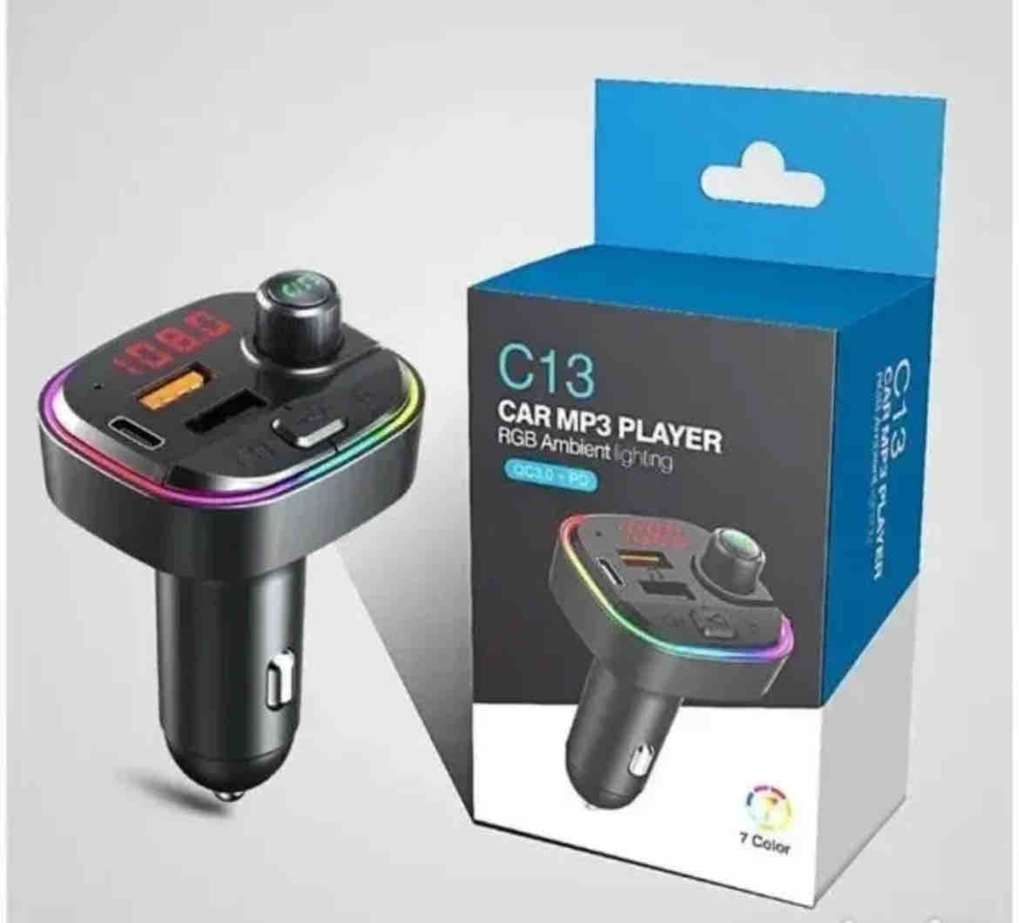 Auto MP3 plejer C13 sa RGB osvetljenjem
