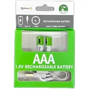 Punjujuće AAA baterije 1.5V sa Type-C kablom