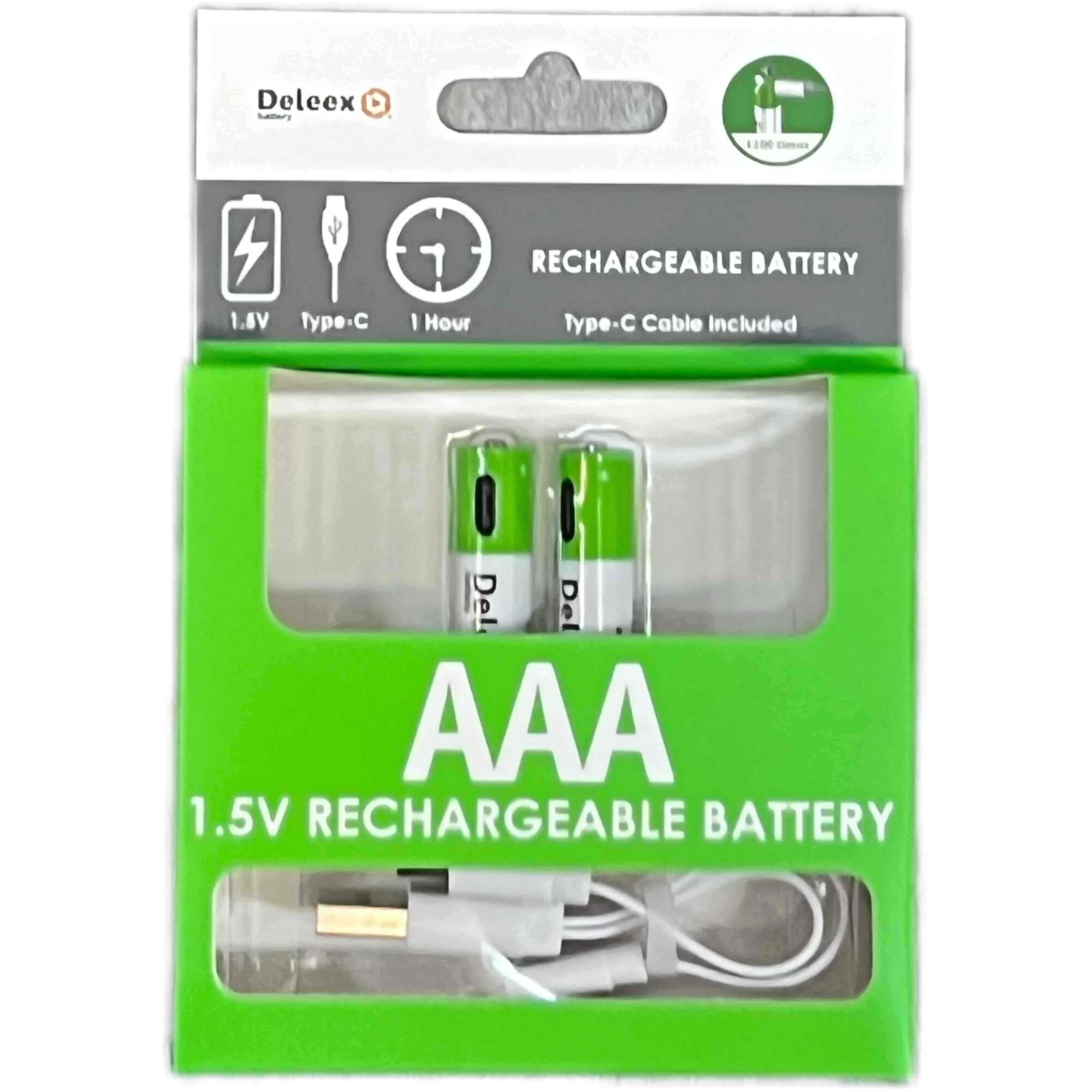 Punjujuće AAA baterije 1.5V sa Type-C kablom