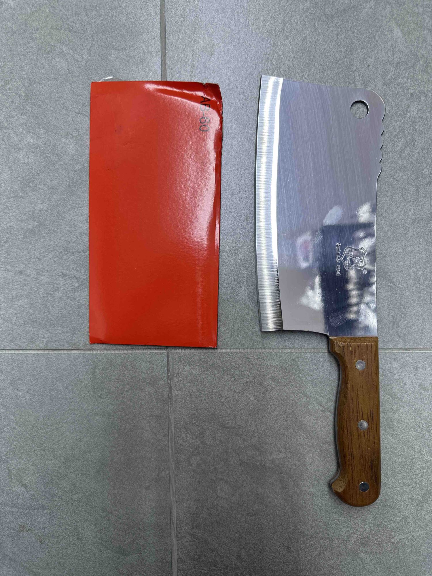 Klanica sečivo s drvenom drškom