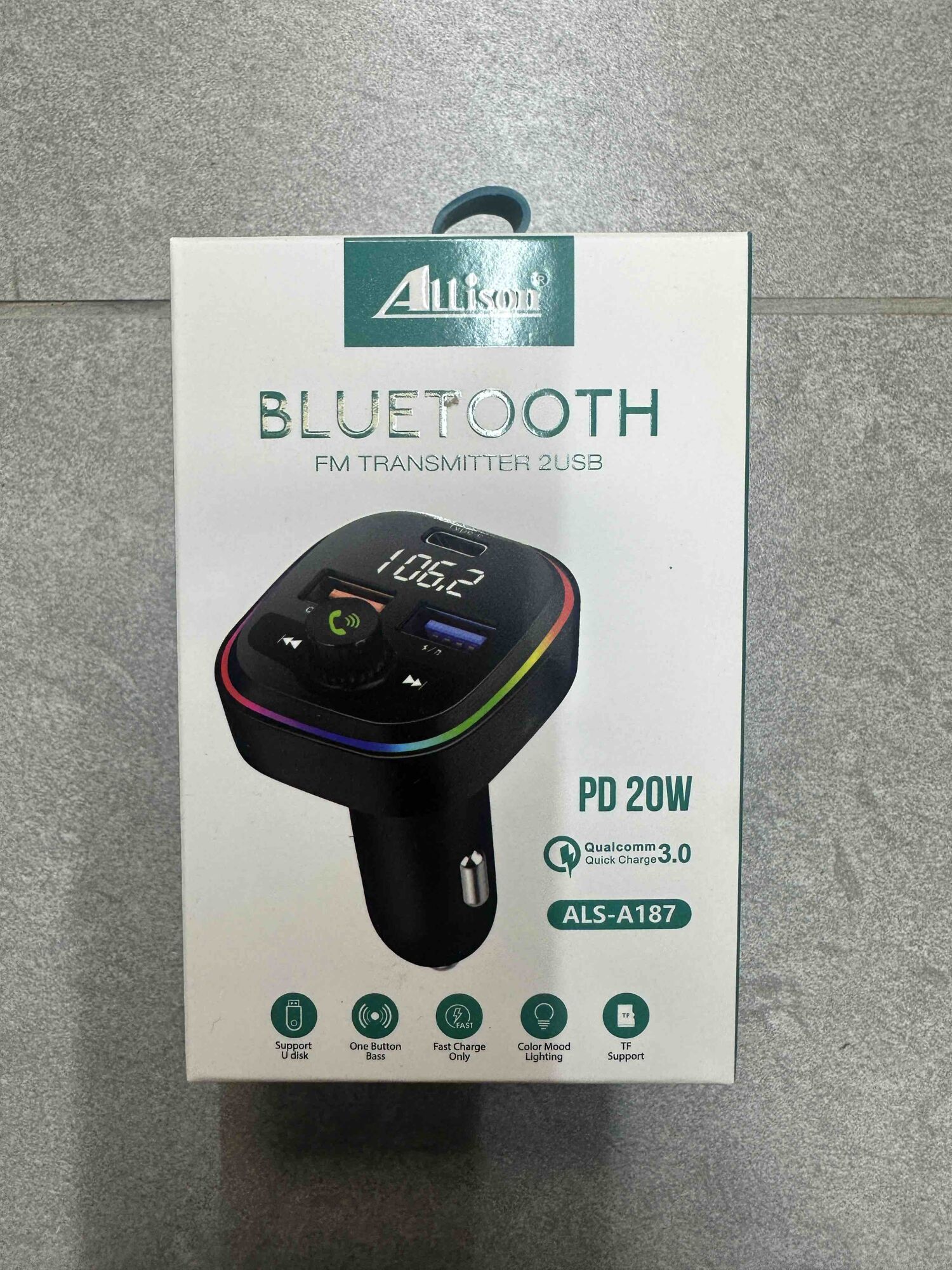 Bluetooth FM transmiter sa 2 USB ulaza