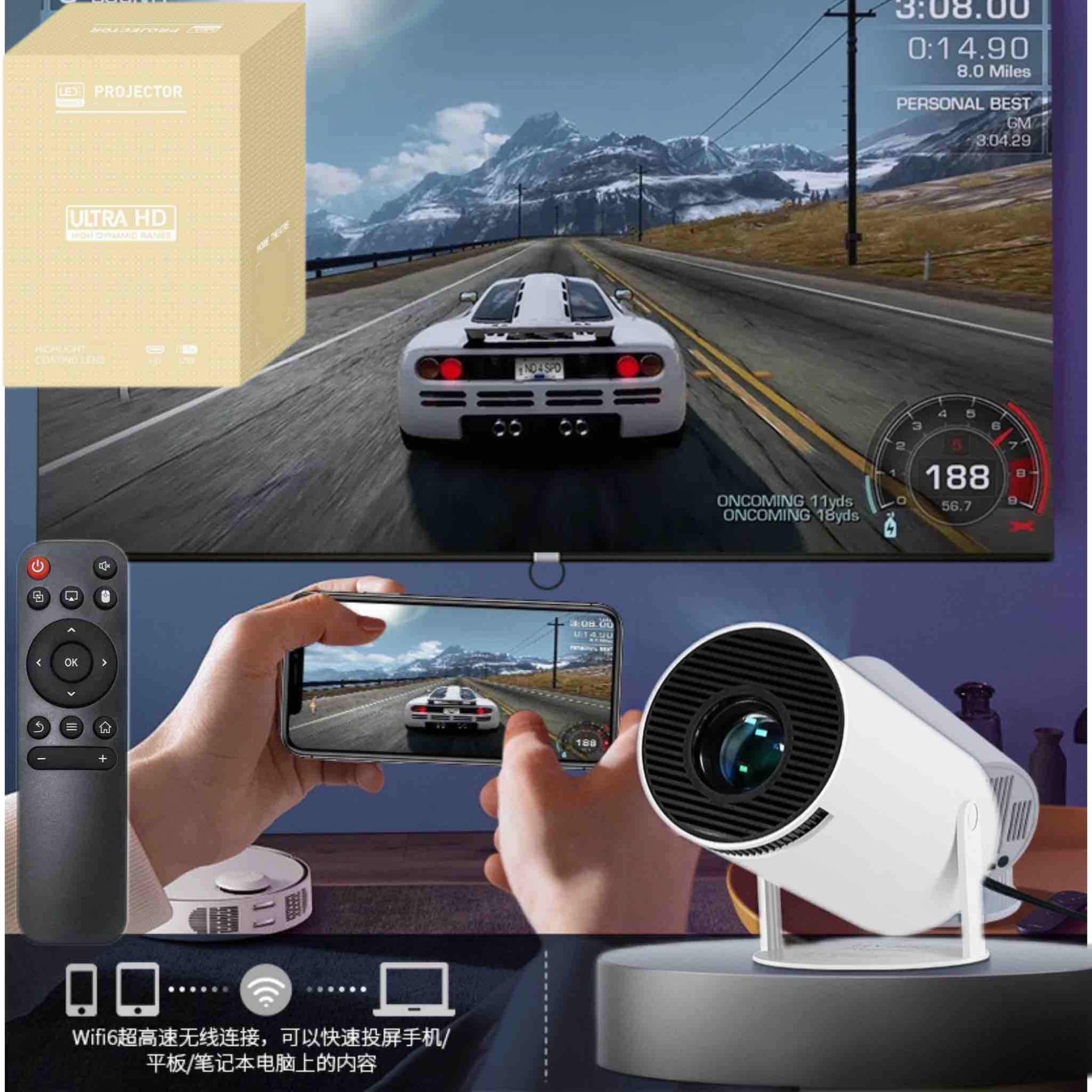 Bežični LED projektor Ultra HD