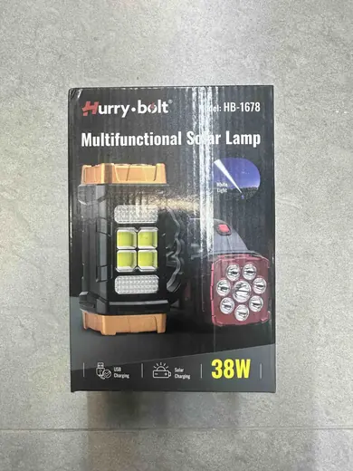 Multifunkcionalna solarna lampa 38W