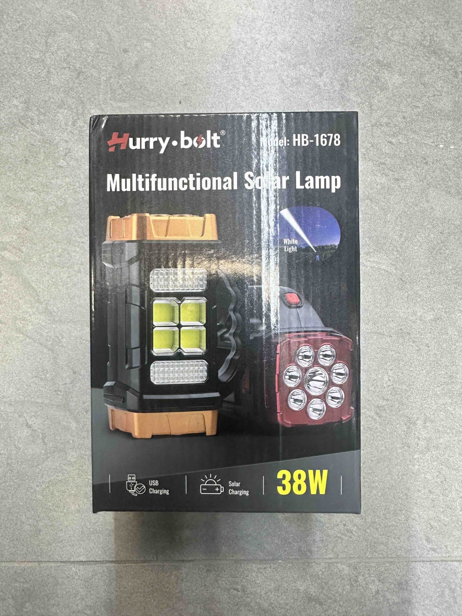 Multifunkcionalna solarna lampa 38W