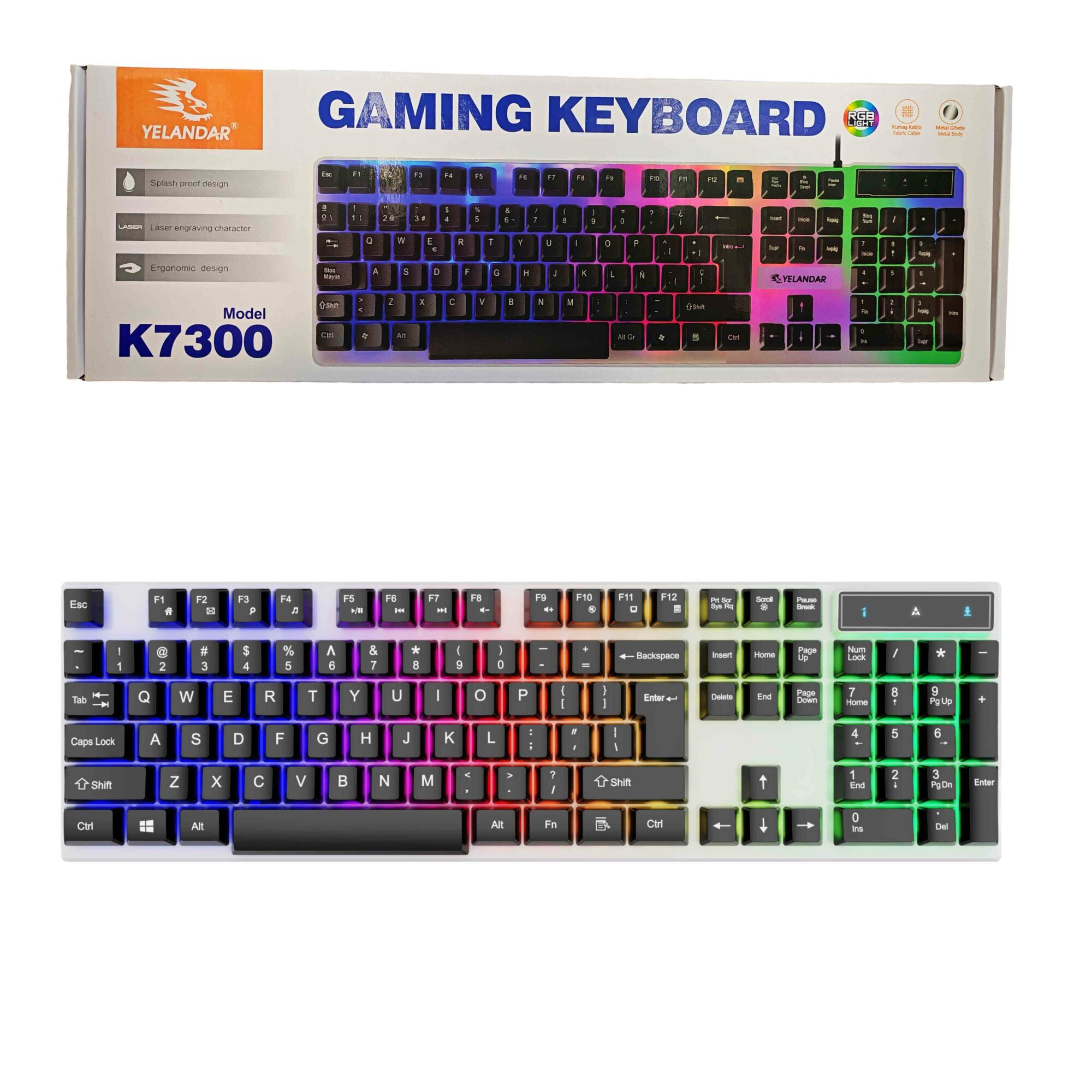 Gejming tastatura K7300