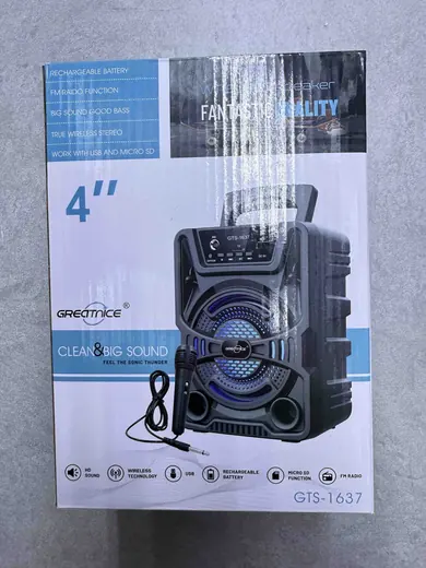 Prijenosni bežični zvučnik sa mikrofonom