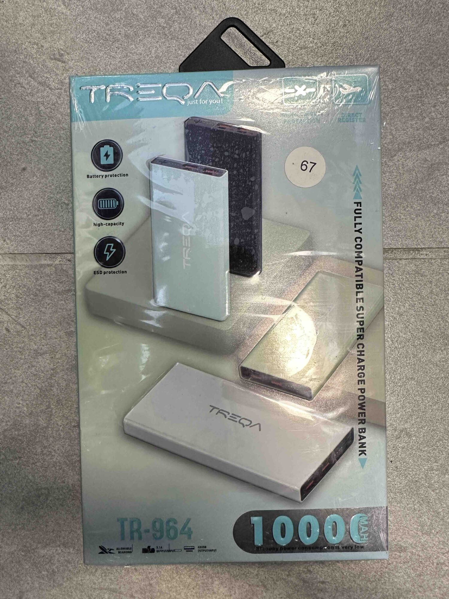 Prijenosni punjač power bank 10000 mAh