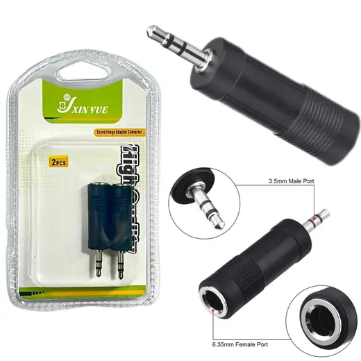 Adapter audio konektor 3.5mm na 6.35mm
