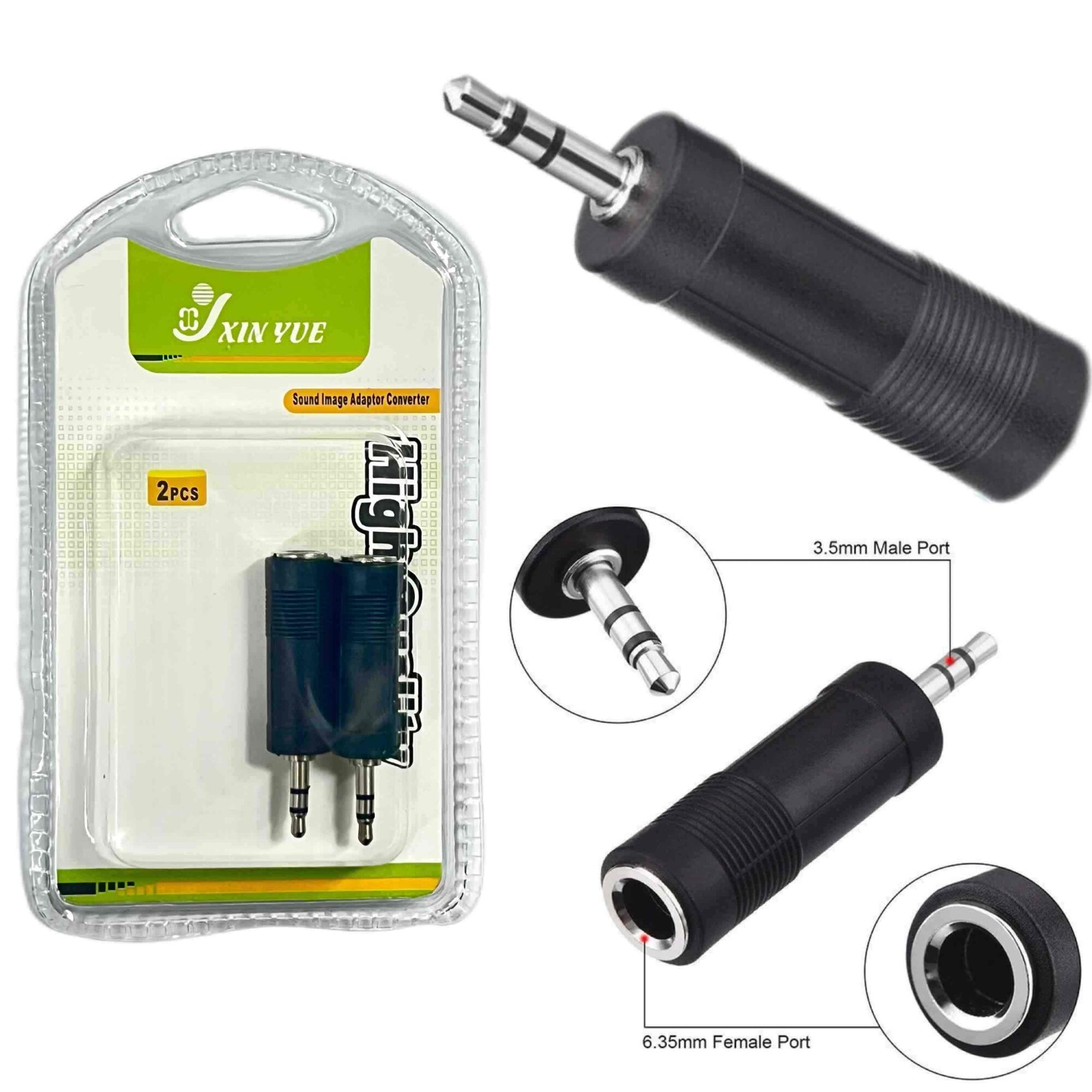 Adapter audio konektor 3.5mm na 6.35mm