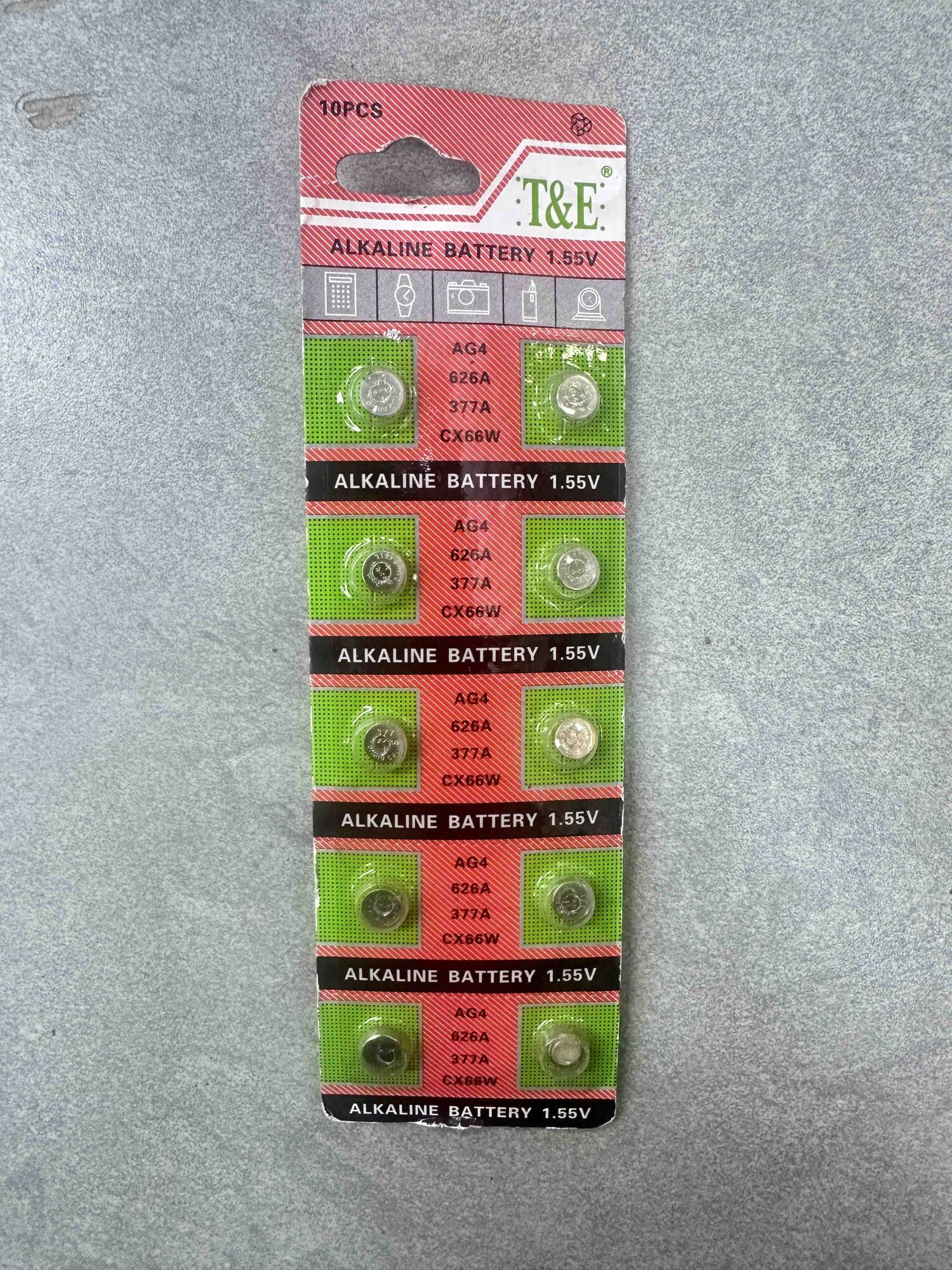 Alkalne baterije AG4 1.55V