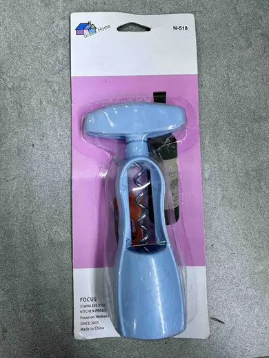 Otvarač za vina sa plavom drškom