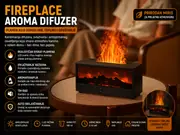 Aroma difuzer sa efektom kamina